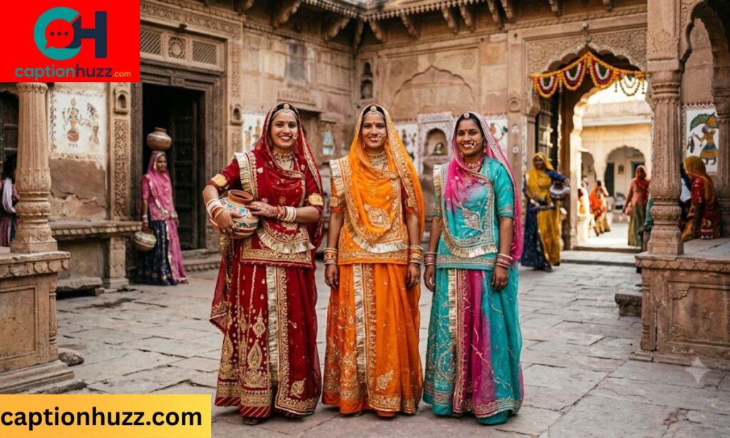 Rajasthani Poshak Image Caption