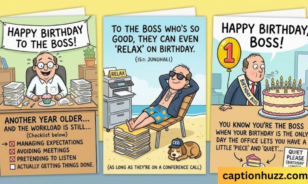 birthday wishes for the boss funny
