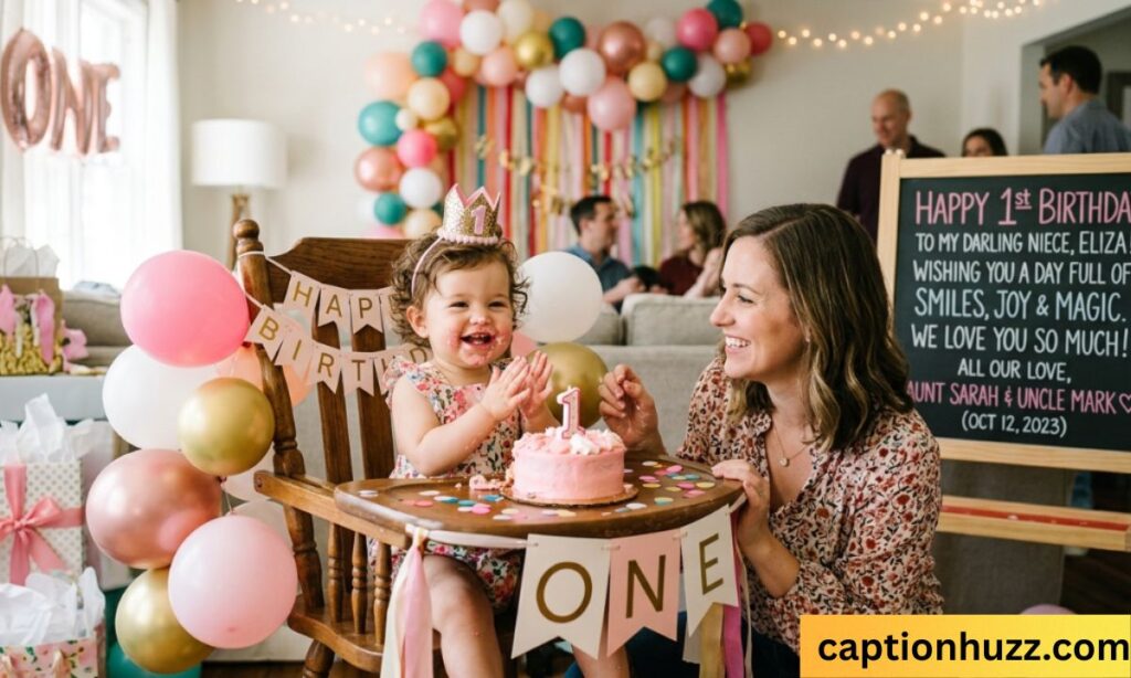 1st birthday wishes for niece from aunt