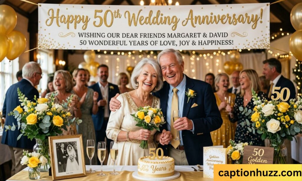 50th wedding anniversary wishes for friends