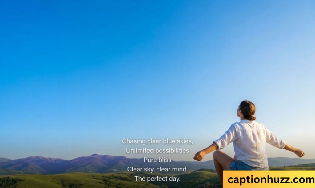 Clear Sky Captions for Instagram