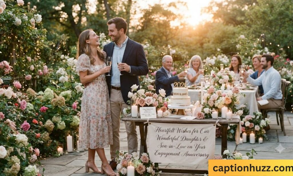 Engagement Anniversary Wishes for Daughter and Son-in-Law