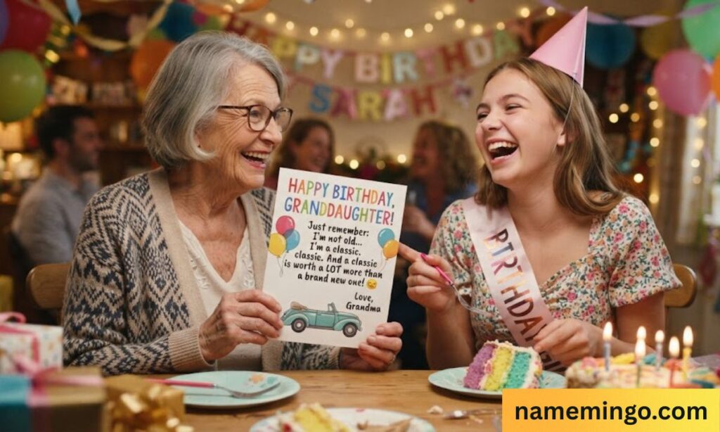 Funny Birthday Wishes for Granddaughter