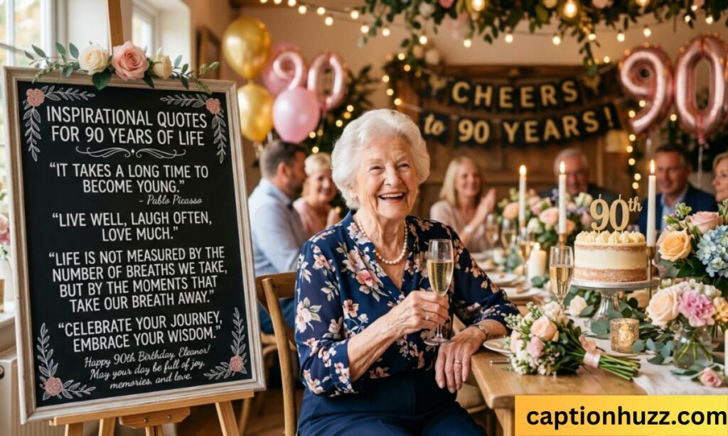 Inspirational Quotes for 90th birthda