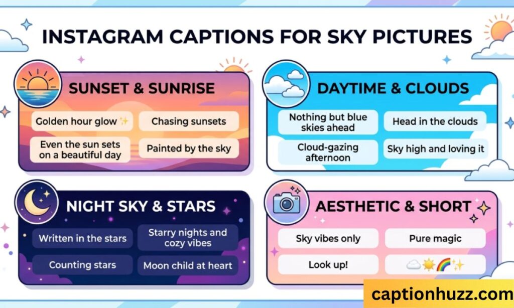 Instagram Captions for Sky Pictures