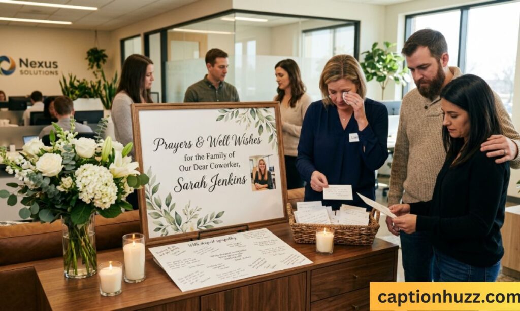 Prayers and Well Wishes for Family of a Coworker