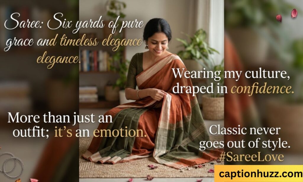 Saree Quotes for Instagram Caption (in English)