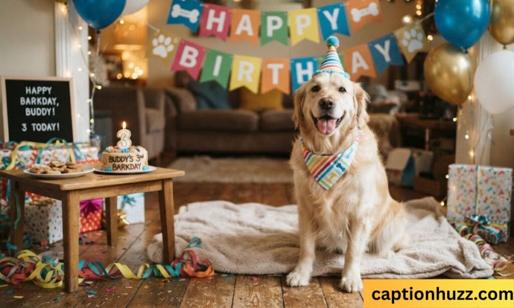 birthday wishes for dog captions
