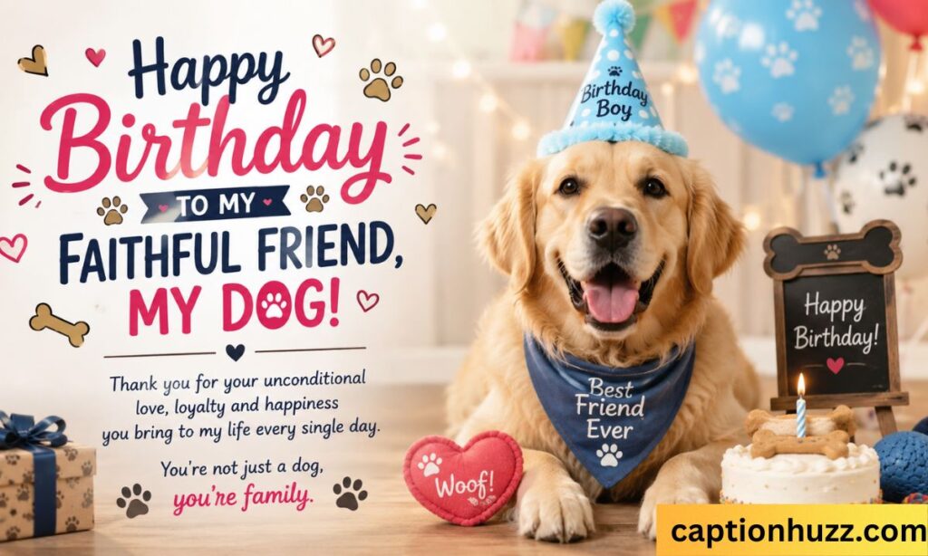 birthday wishes for my faithful friend my dog