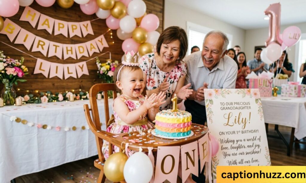 happy 1st birthday granddaughter wishes