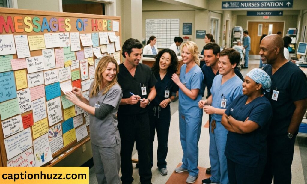 Cast of Seattle Grace Messages of Hope