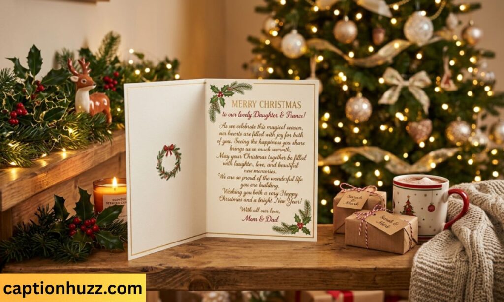 Christmas Message to Daughter and Fiance