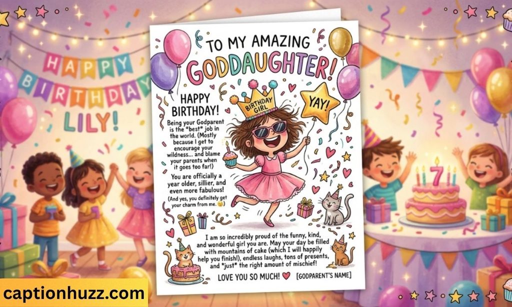 Heart Touching Birthday Wishes for Goddaughter Funny
