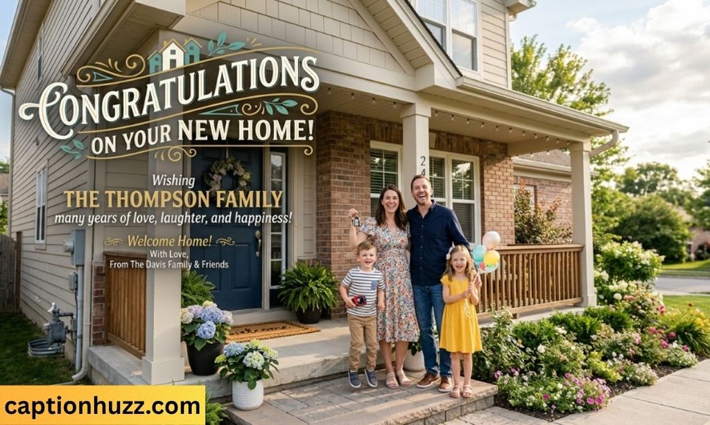 New home congratulations message to family
