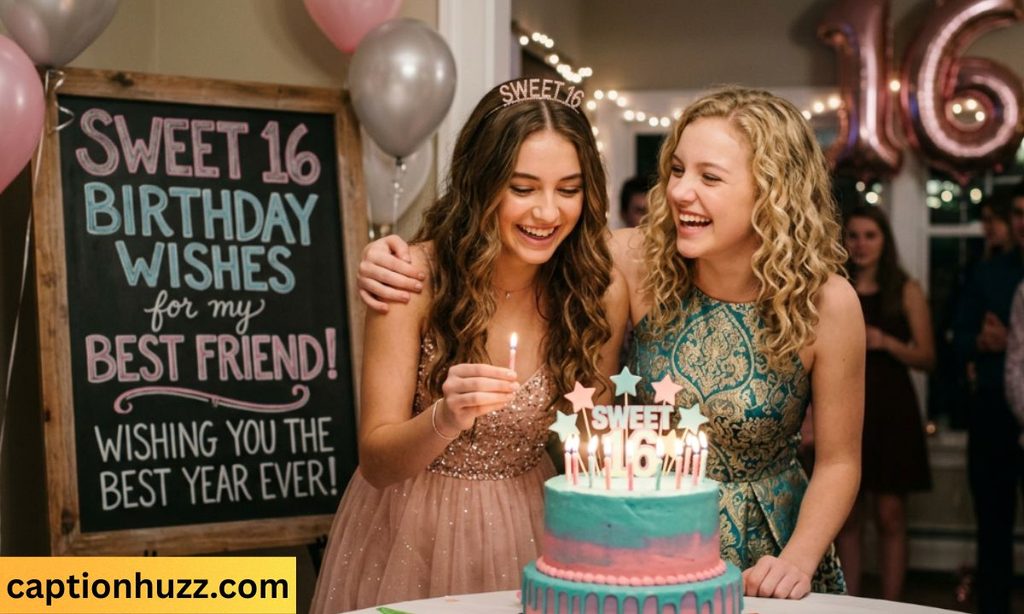 Sweet 16 Birthday Wishes for Best Friend