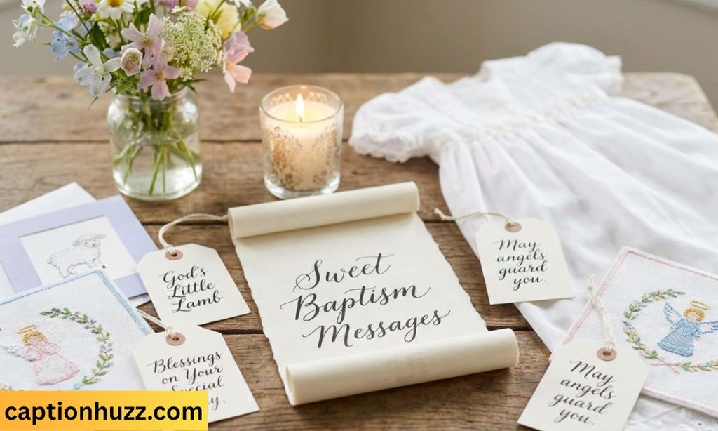 Sweet Baptism Messages for a Special Day