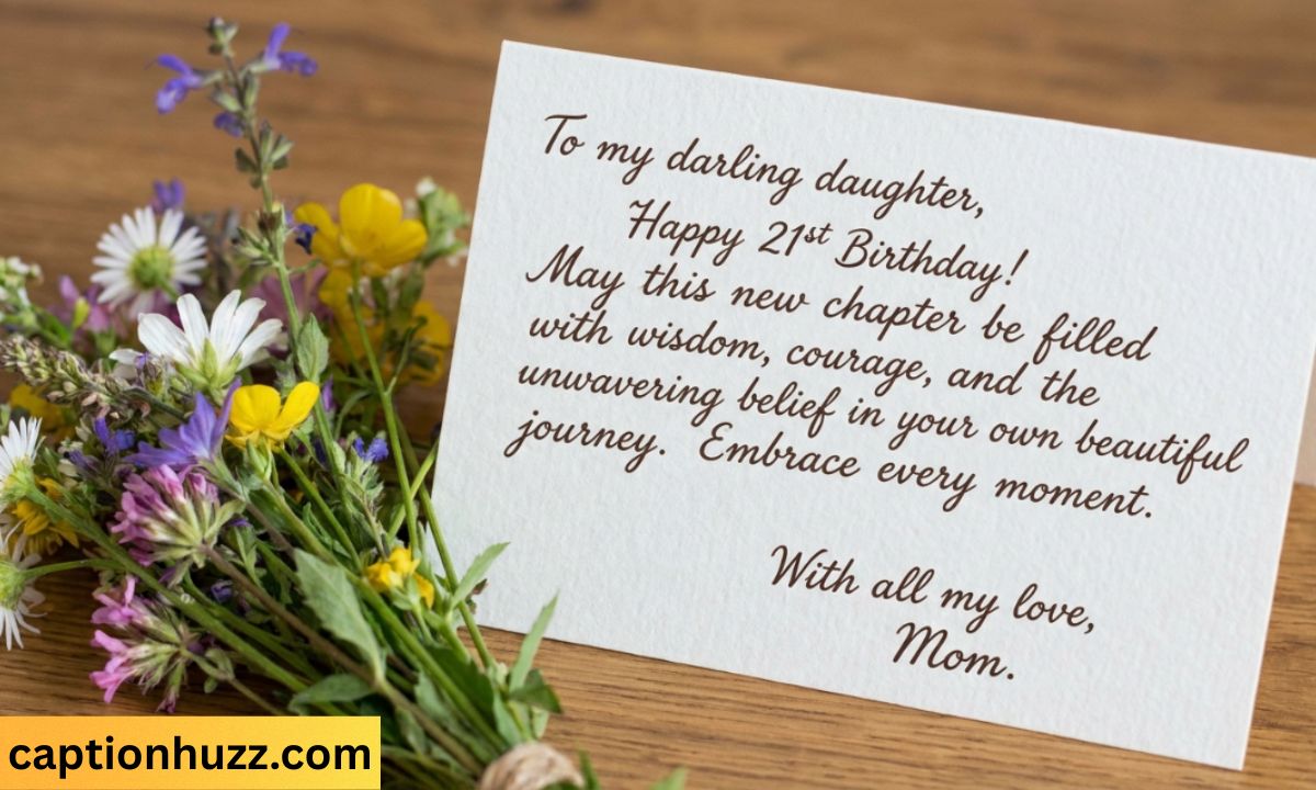 inspirational 21st birthday wishes from mother to daughter