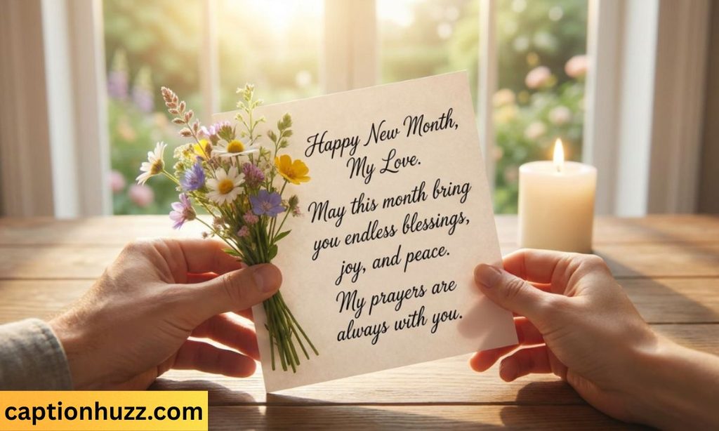 new month wishes and prayers to my love
