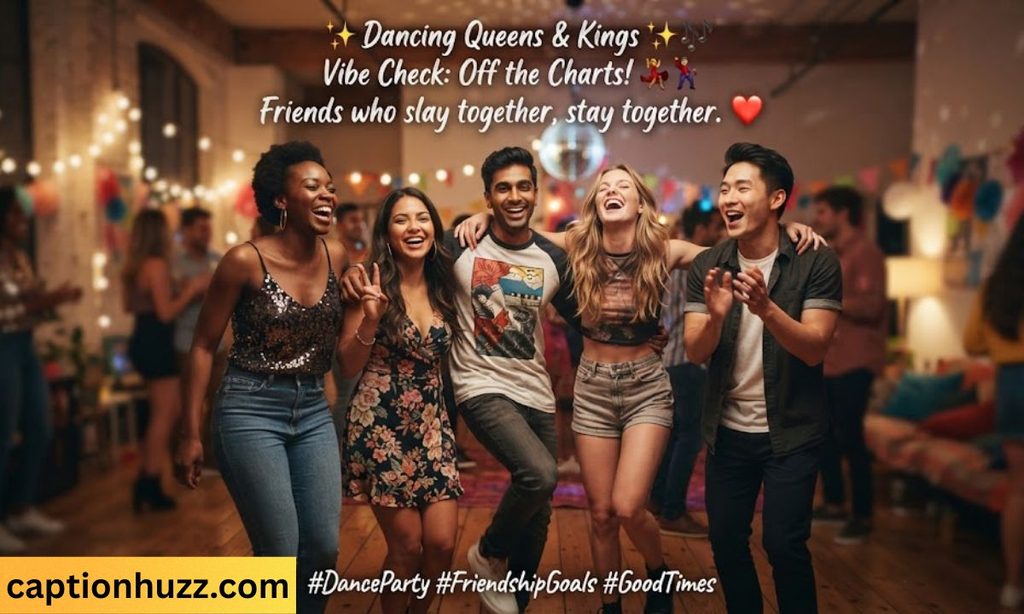 short dance captions for instagram with friends
