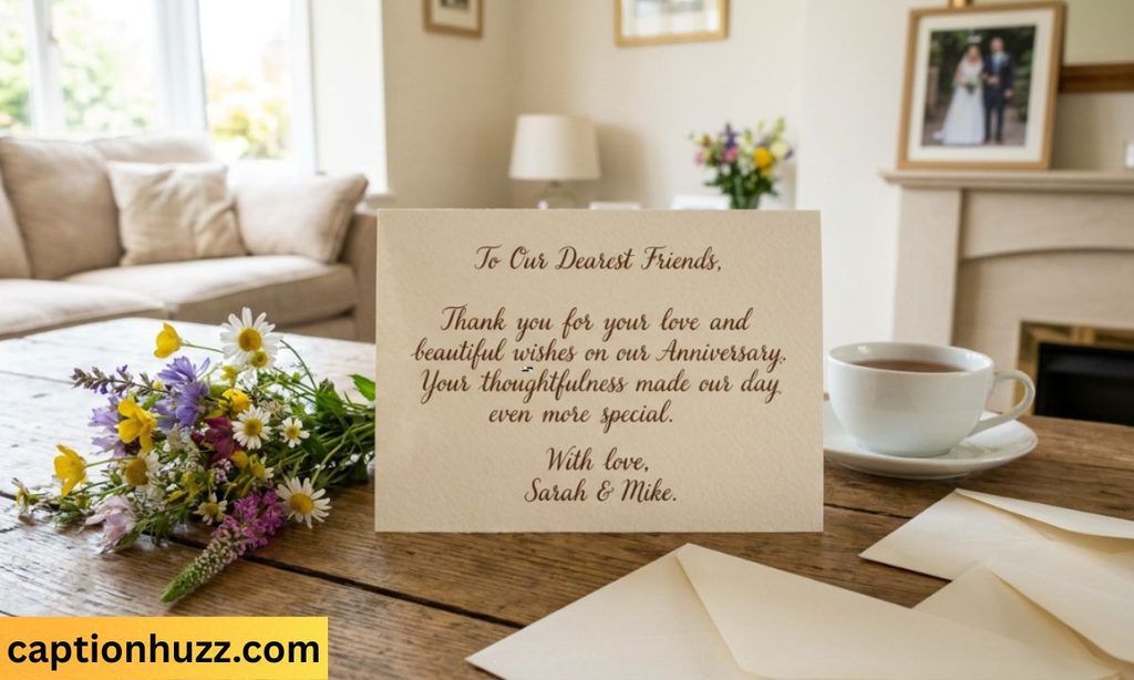 thank you message to friends for wedding anniversary wishes_
