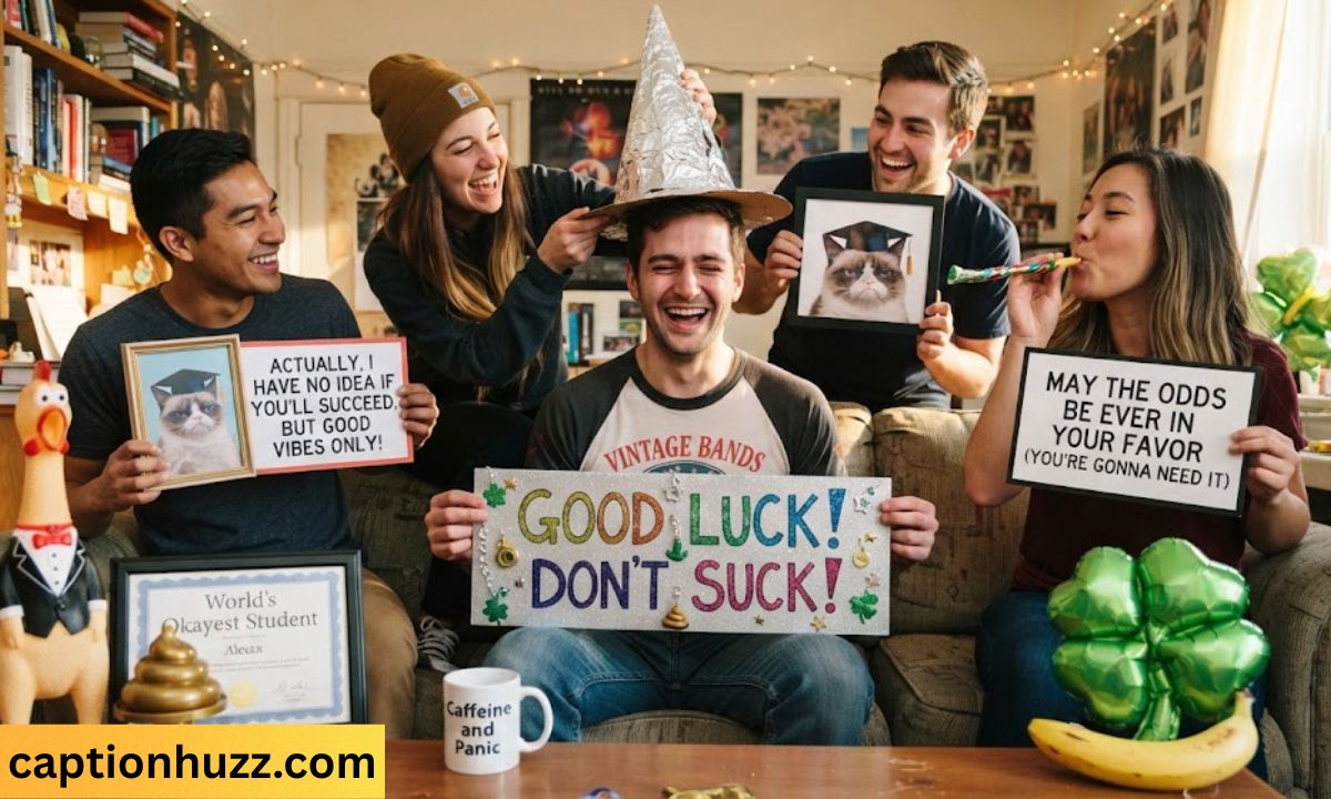 funny ways to wish someone good luck_