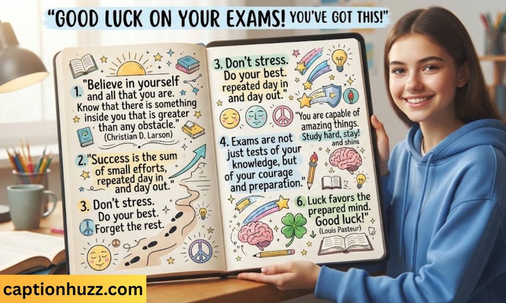 quotes to wish good luck for exams_