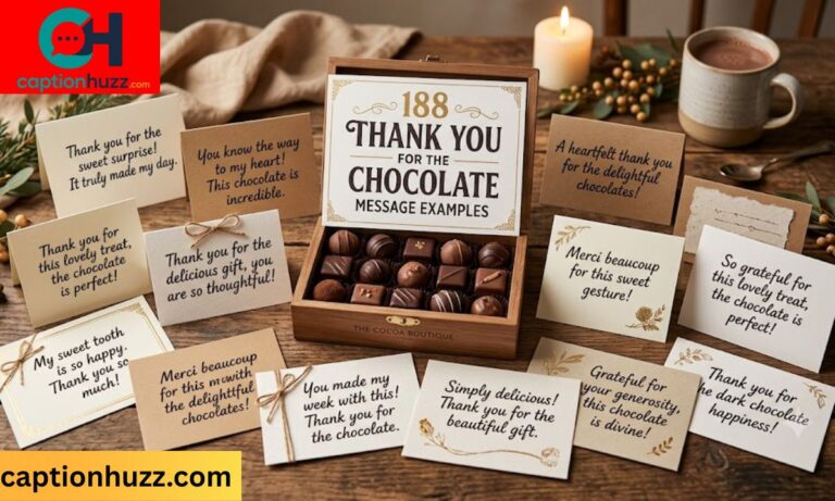 188 Thank You for the Chocolate Message Examples