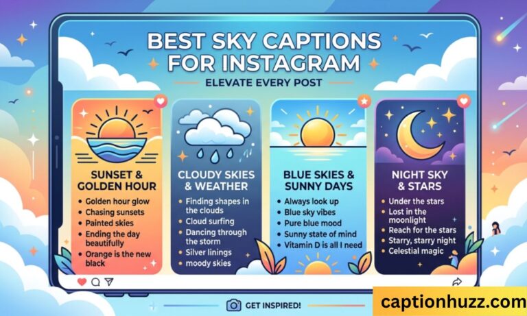 Best Sky Captions for Instagram to Elevate Every Post 
