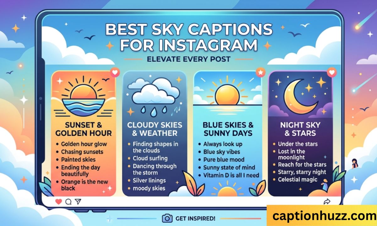 Best Sky Captions for Instagram to Elevate Every Post 