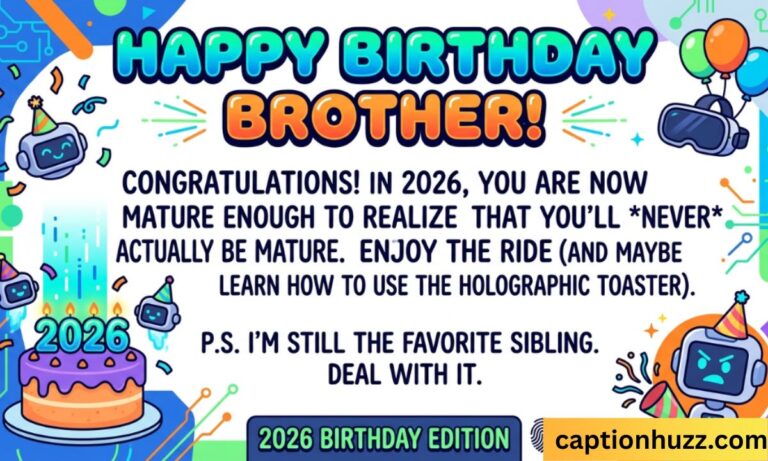 Funny Birthday Wishes for Brother to Make Him Laugh (2026)