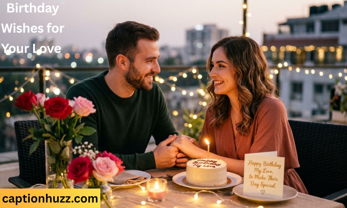Birthday Wishes for Your Love to Make Their Day Special