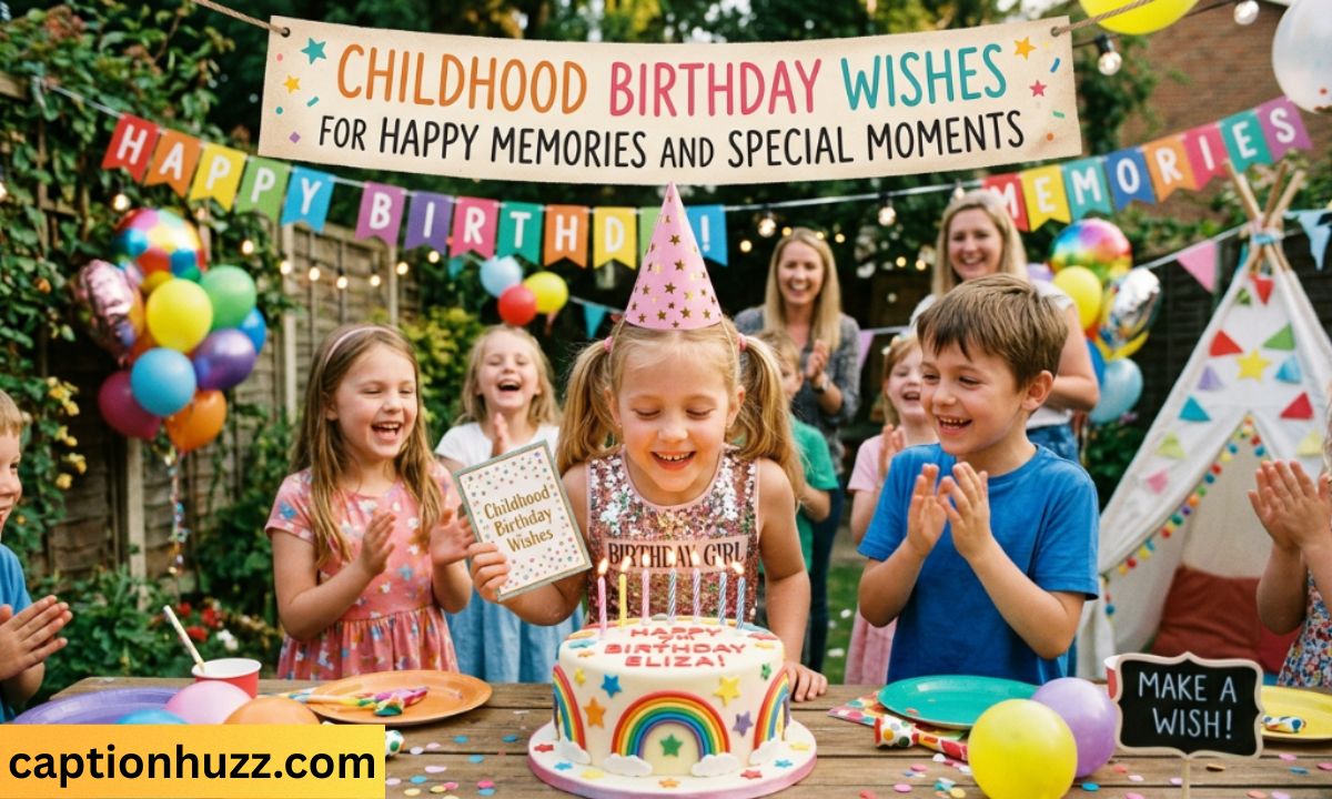 Childhood Birthday Wishes for Happy Memories and Special Moments 