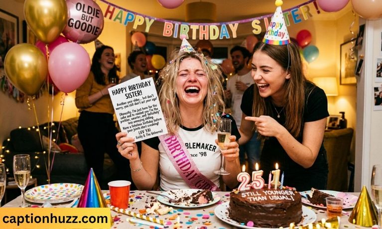 Funny Birthday Wishes for Sister to Make Her Laugh